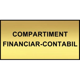 Plăcuță informativă din ABS...